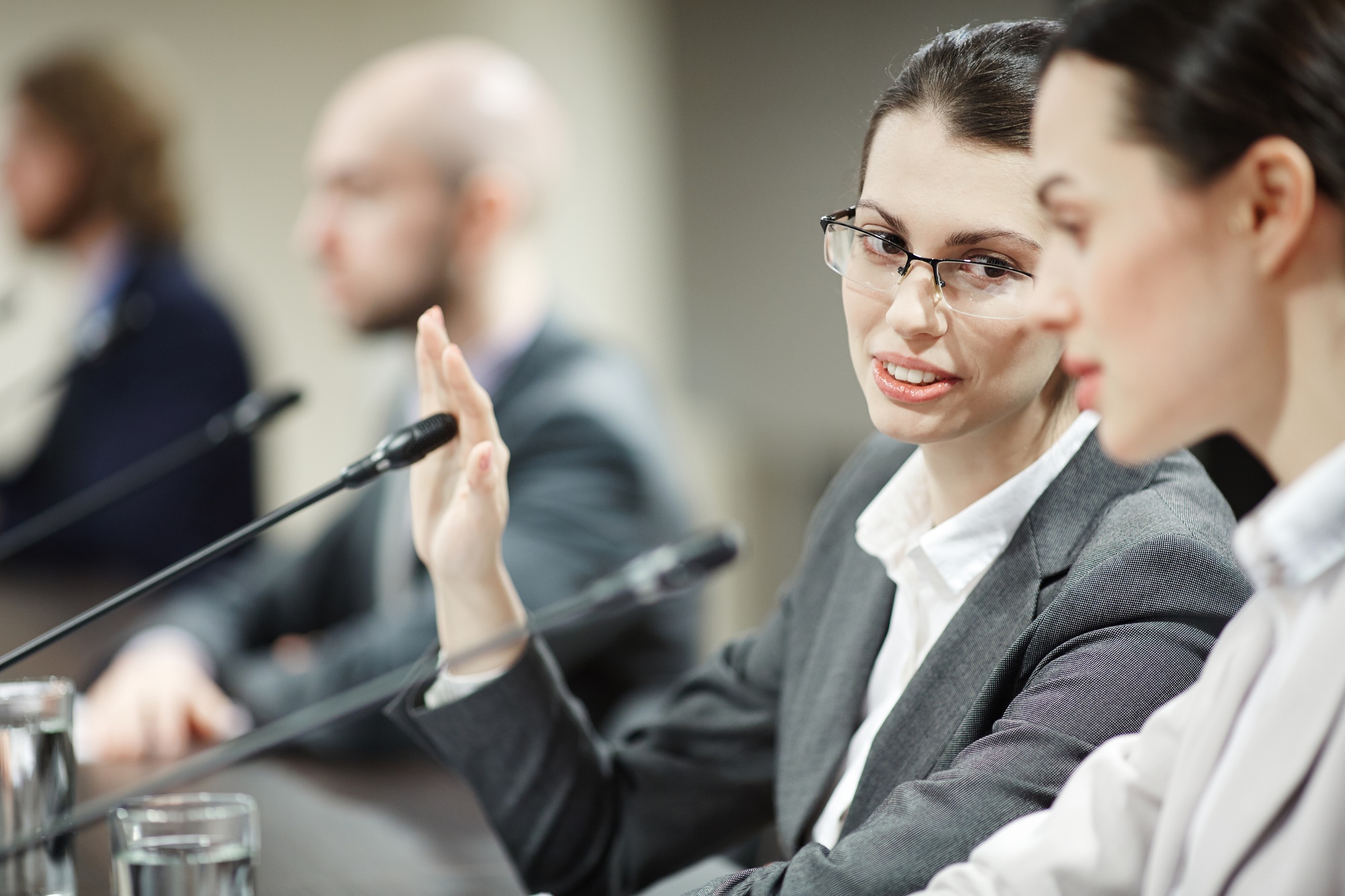 Women at conference