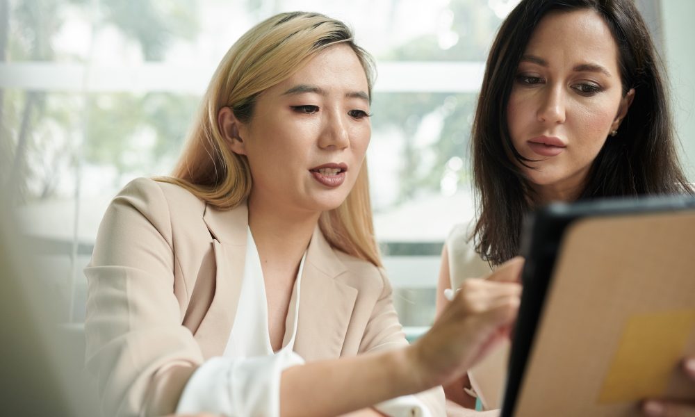 Entrepreneurs Discussing Business Plan